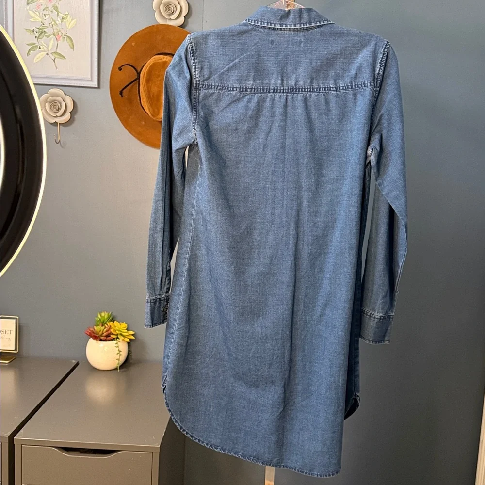 Abercrombie & Fitch Denim Dress Button Down Preloved Size:Small - Picture 4 of 4